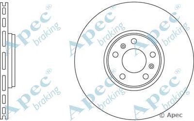 APEC BRAKING dsk2734 -  Тормозной диск